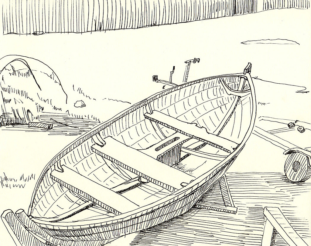 1024x812 Boat Drawing 6 Michael Owen