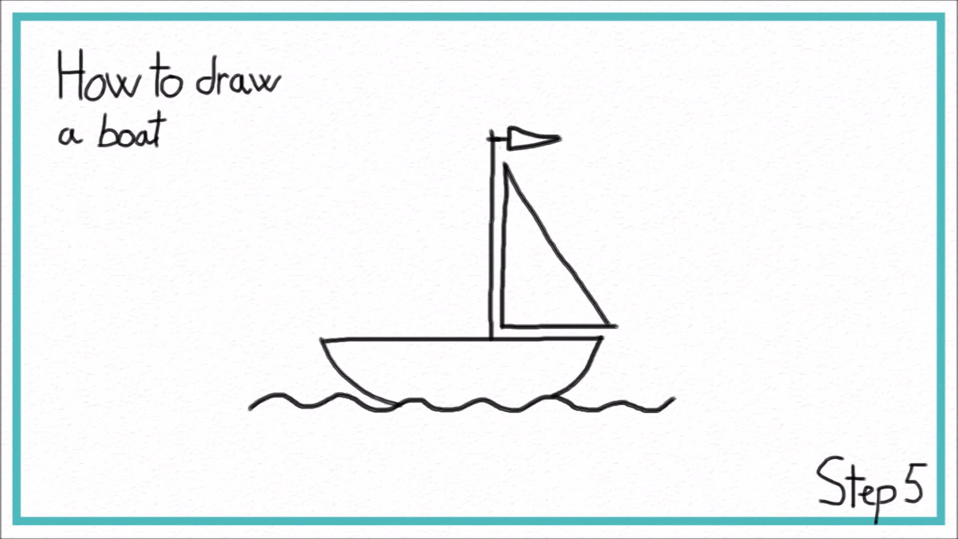 1920x1080 How To Draw A Boat In 7 Steps