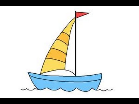 480x360 How To Draw A Simple Boat