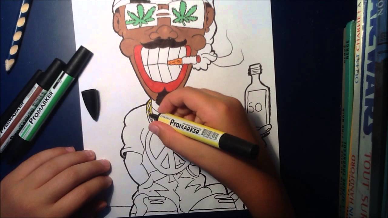 1280x720 Speed Drawing Bob Marley (Rediffusion)
