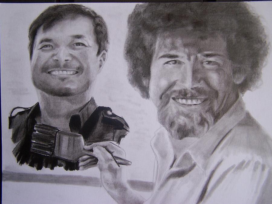 900x675 Jim Leend Bob Ross Drawing By Luis Carlos