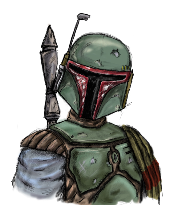 565x667 Boba Fett Color By Pirocanto