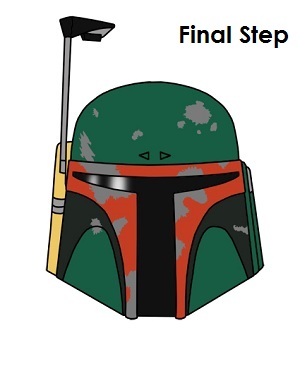 300x388 How To Draw Boba Fett