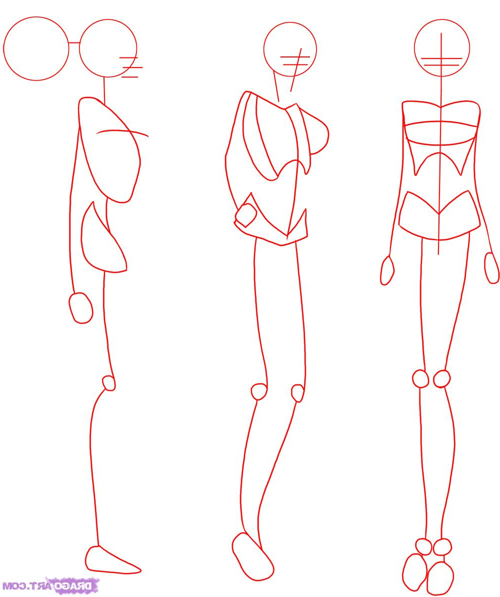 1000x1194 How To Draw Anime Female Bodies Draw Female Anime Body