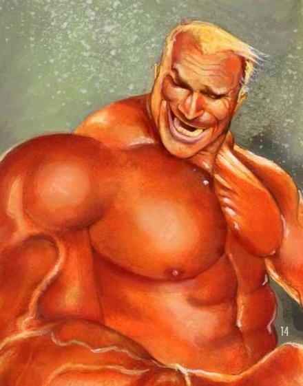 440x561 Perfect Bodybuilder Drawing