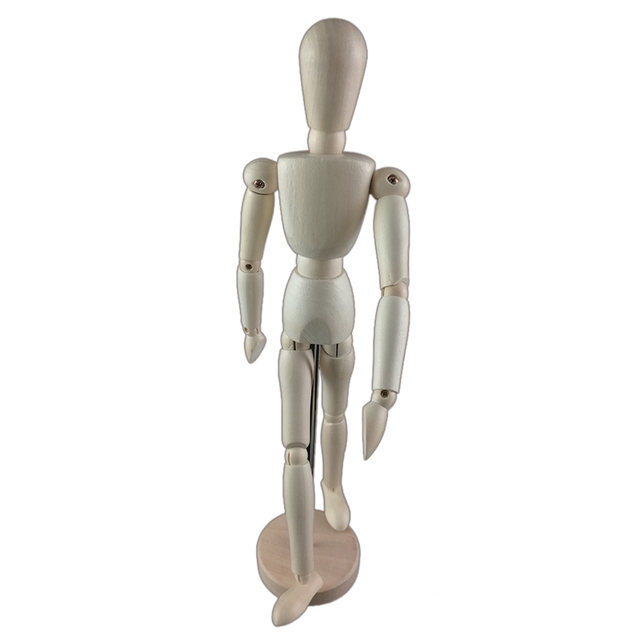 640x640 Online Shop 8inch 22cm Wood Human Body Model Figure Manikin