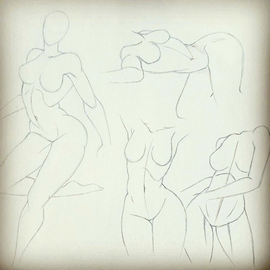 894x894 Female Anatomy Poses 2 By Koalatheartist