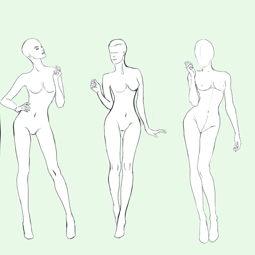 894x894 Template Fashion Designer Template Female Male Superhero Drawing