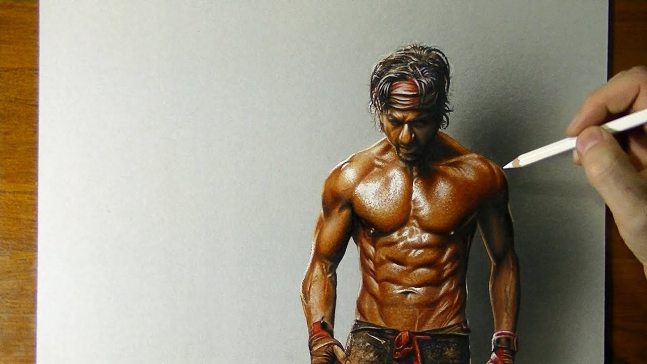 1280x720 Drawing Shah Rukh Khan Aka Srk