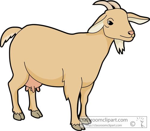 500x434 Goat Clipart To Download