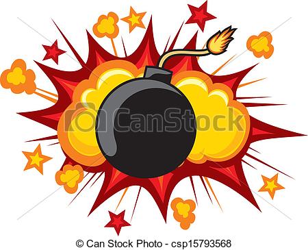 450x365 Old Bomb Starting To Explode (Comic Book Explosion) Old Clip