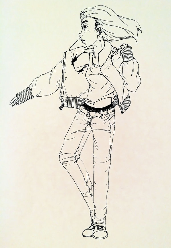 600x873 Lee Ann In A Bomber Jacket By Sedecrem