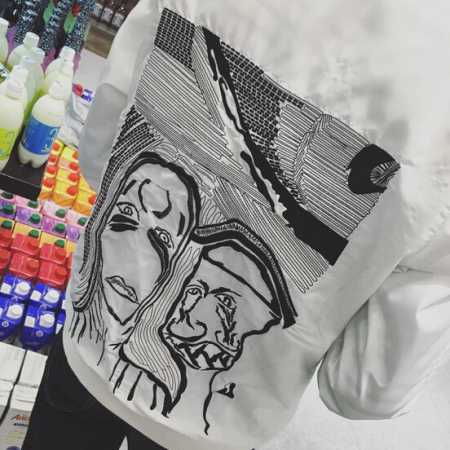 450x450 Personalized Embroidered Bomber Jacket For Men Abstract Figures