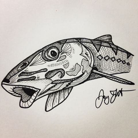 480x480 Jaybo's Fish Art (@jayboart) Instagram Photos And Videos