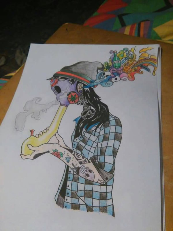 600x800 Mask Bong By Lich Draw