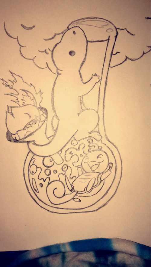 500x887 My Drawing. I'M In Love With It.( On We Heart It