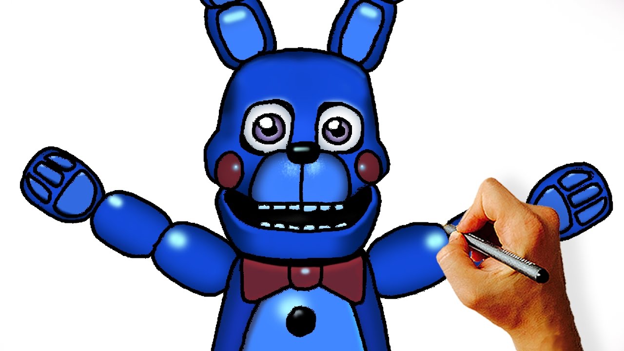 1280x720 How To Draw Bonnie Hand Puppet (Fnaf Sister Location)