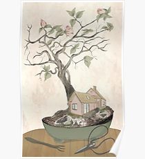 210x230 Bonsai Drawing Posters Redbubble