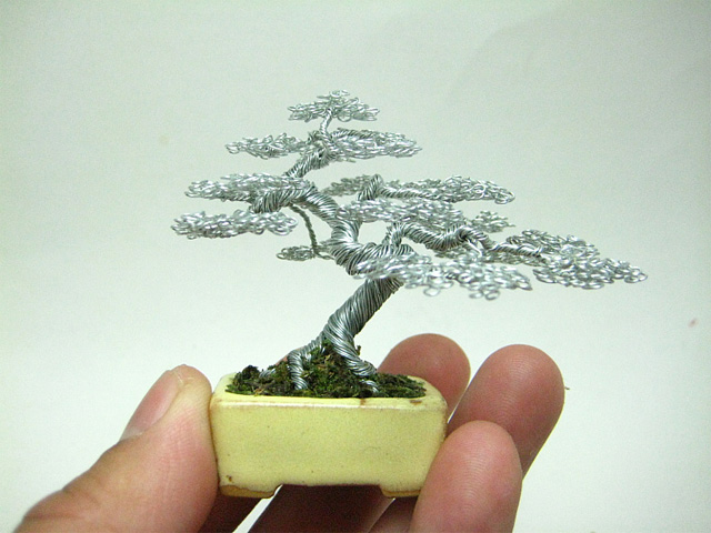 640x480 Miniature Wire Bonsai Trees By Ken To Colossal