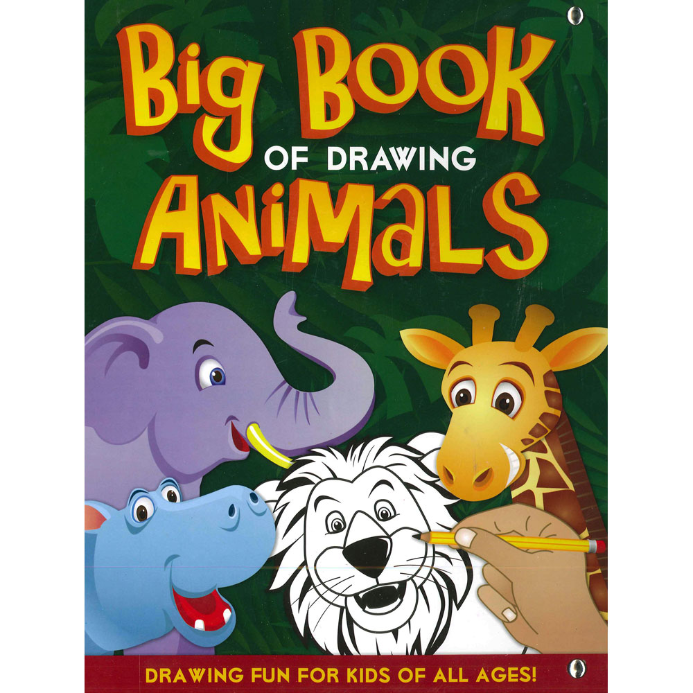 1000x1000 Big Book Of Drawing Animals By Anon Children's Colouring Books
