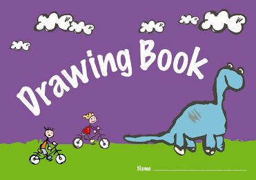 371x261 X A4 Childrens Kids Drawing Books 100gsm 24 Page