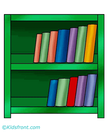 360x440 Book Shelf Coloring Pages For Kids To Color And Print