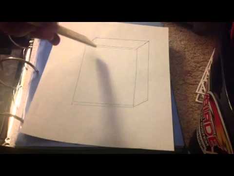 480x360 How To Draw A 3d Book Shelf.