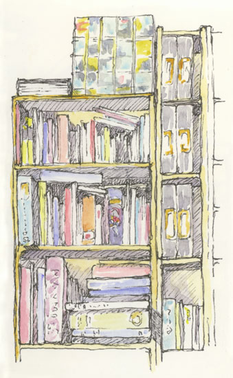 339x550 The Bookcase Sketching And Sketchbooks