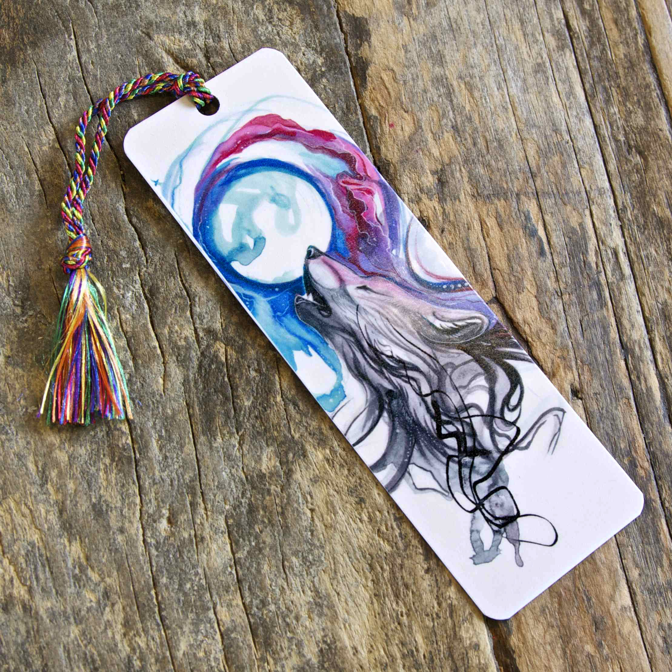 2218x2218 Bookmark Lunar Wolf (Day 164) Katy Lipscomb Online Store