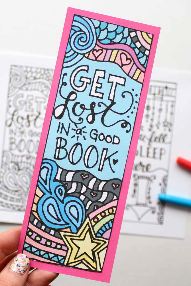670x1004 Diy Bookmarks Hand Lettering For Kids
