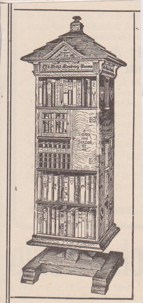 464x980 Vintage Early 1900's Clipart Drawing Of A Bookshelf