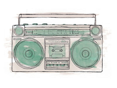 400x300 Boombox Ill Color By Jesse Hora