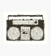 210x230 Boombox Drawing Art Prints Redbubble