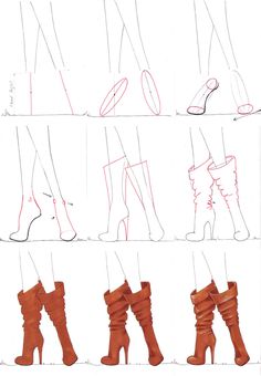 236x340 How To Draw Combat Boots Step By Step