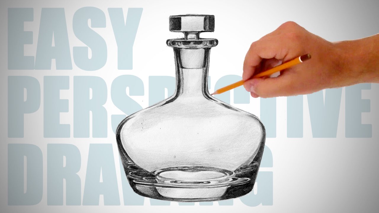 1280x720 How To Draw A Bottle