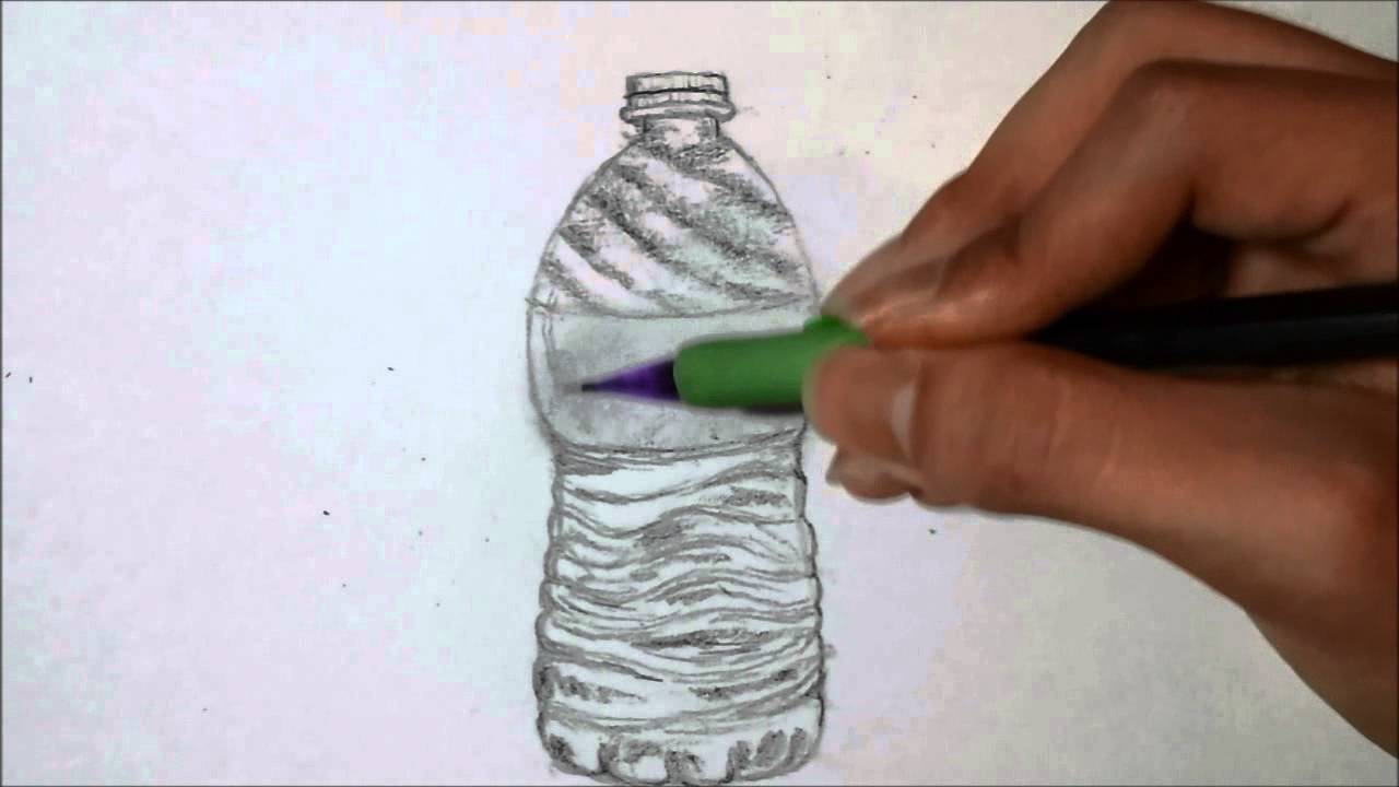 1280x720 How To Draw Water Bottle