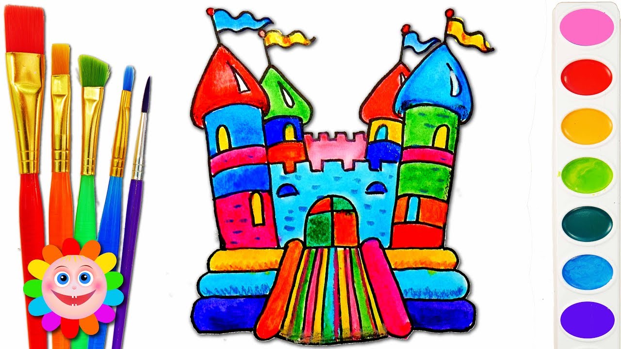 1280x720 How To Draw Playground For Children Coloring Pages Drawing