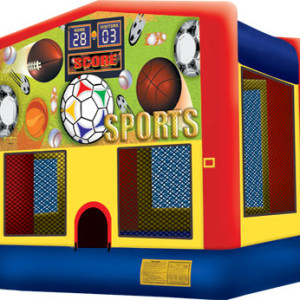 300x300 Superman Bounce House Layout