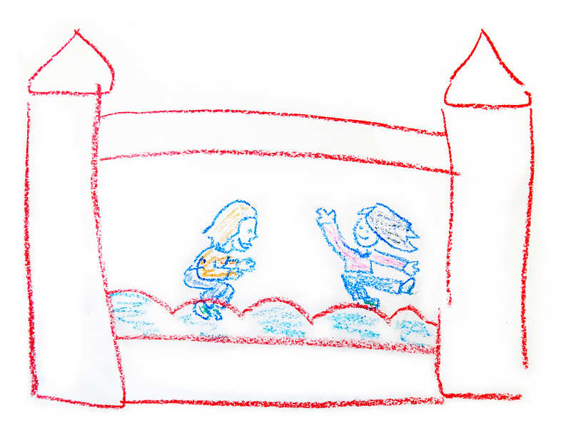 800x612 Bouncy Castle Drawings For Jade