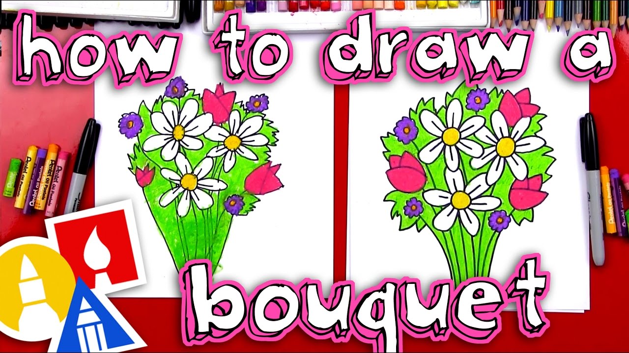 1280x720 How To Draw A Flower Bouquet