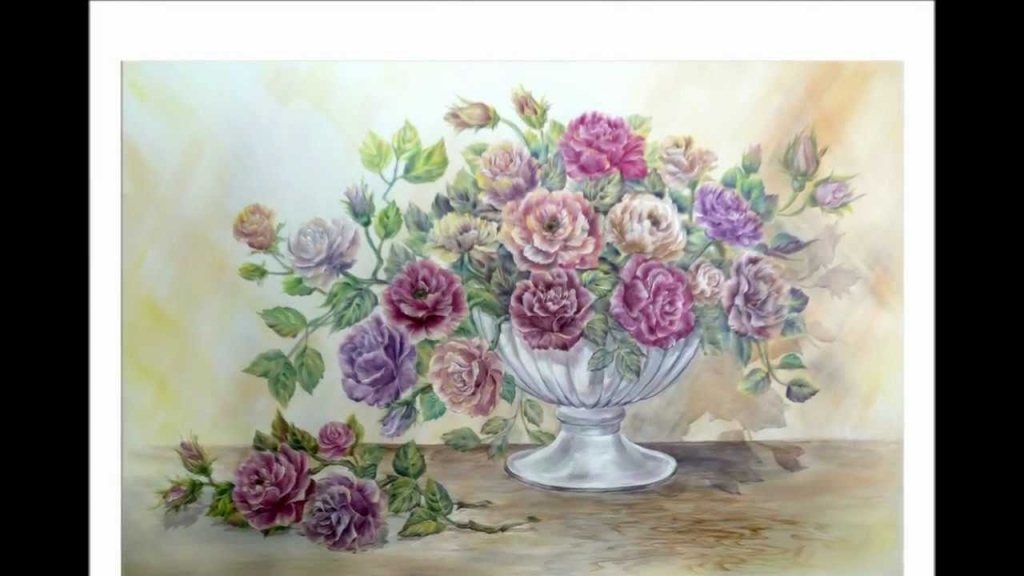 1024x576 How To Draw A Bouquet Roses Drawing Amp Painting Bouquet