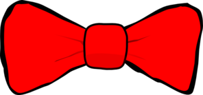 296x138 Bow Tie Red Clip Art