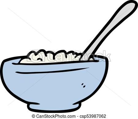 450x390 Cartoon Bowl Of Rice Clip Art Vector