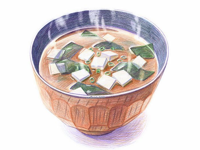 700x525 A Bowl Of Hot Miso Soup With Seaweed And Tofu Robecca
