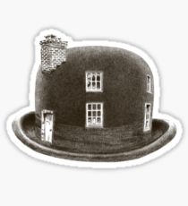 210x230 Bowler Hat Drawing Stickers Redbubble