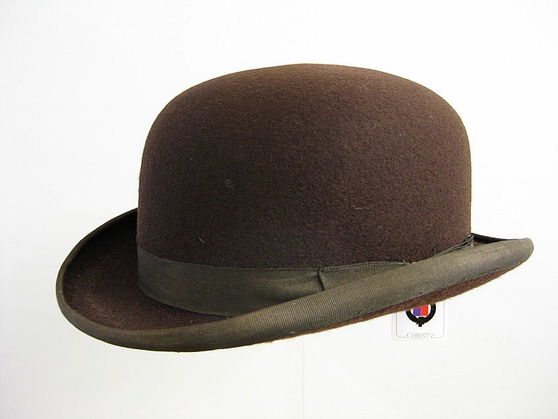 800x600 Christy's Brown Bowler Hat (Ha128) Men's Hats