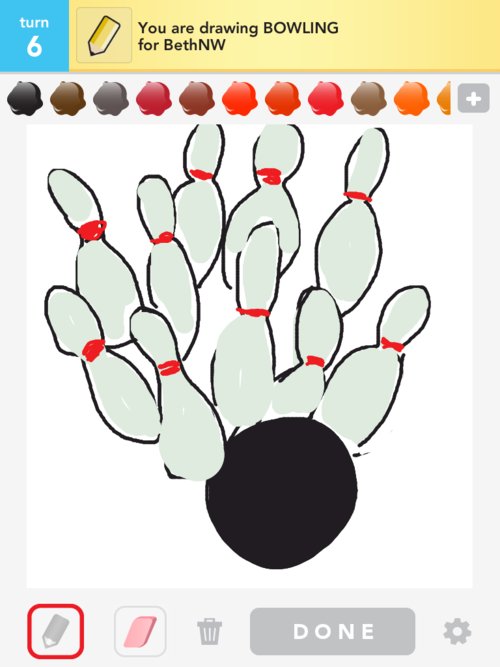 500x667 Bowling Drawings