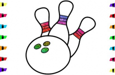 230x150 Draw Bowling Ball And Pins Woanetwork