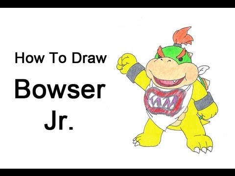 480x360 How To Draw Bowser Jr. (Nintendomario Bros.)