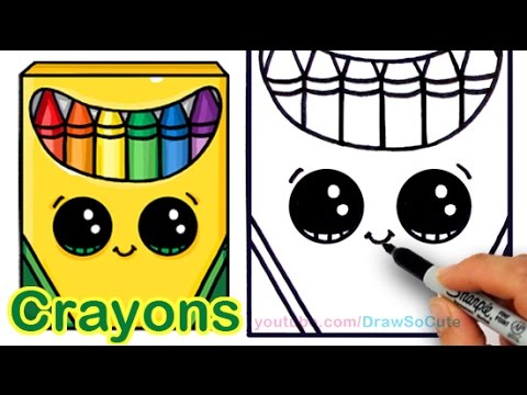 480x360 How To Draw A Crayon Box Cute And Easy Step By Step